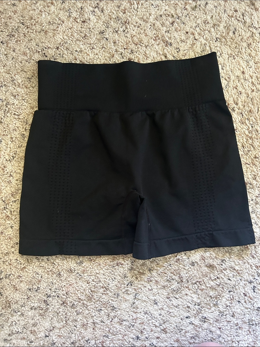 Women’s High-Waist Black Athletic Shorts